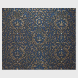 Papel De Presente padrão de estilo real