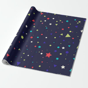 Papel De Presente Padrão de estrelas