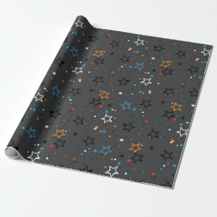 Papel De Presente Padrão de estrelas