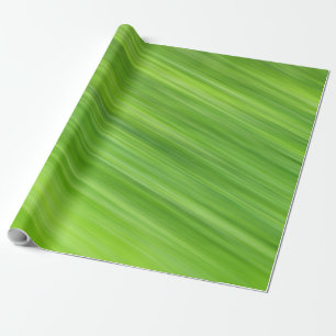 Papel De Presente Padrão de faixas verdes