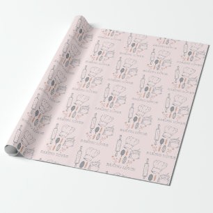 Papel De Presente padrão de ferramentas de padaria