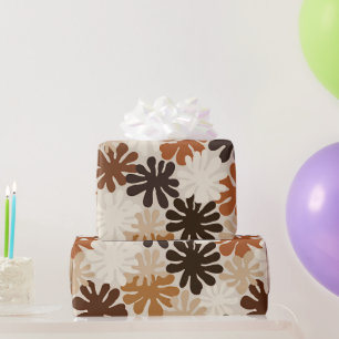 Papel De Presente Padrão de Flor Boho Matisse