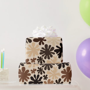 Papel De Presente Padrão de Flor Boho Matisse 