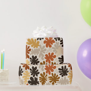 Papel De Presente Padrão de Flor Matisse Boho