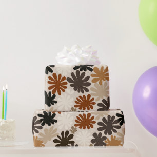 Papel De Presente Padrão de Flor Matisse Boho