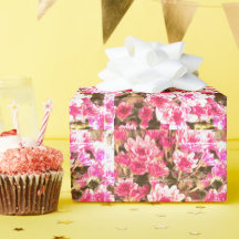 Padrão de Flor Pêssego – Design Botânico Suave