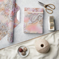 Padrão de Flores de Tinta Espumante 3D Glamorosa
