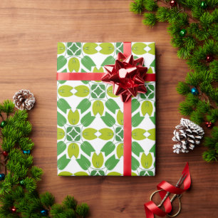 Papel De Presente Padrão De Folha, Padrão De Folhas, Folhas Verdes