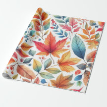 Padrão de Folhas Coloridas