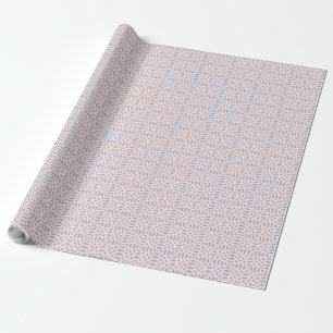 Papel De Presente Padrão de Formas Contemporâneas Coloridas