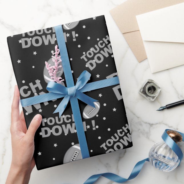 Papel De Presente Padrão de futebol (Presentear)