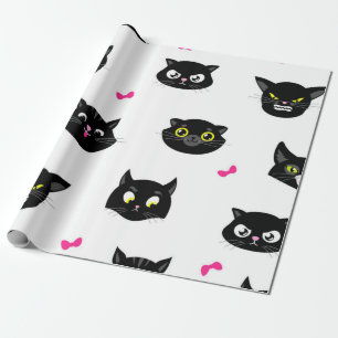 Papel De Presente Padrão de gato