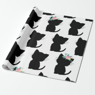 Papel De Presente Padrão de gato