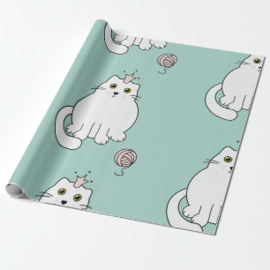Papel De Presente Padrão de gato