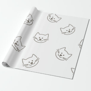 Papel De Presente Padrão de gato