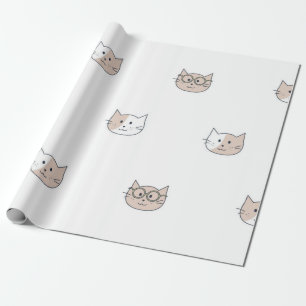Papel De Presente Padrão de gato