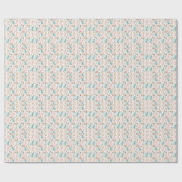 Papel De Presente Padrão de Gatos Fofos & Cupcakes - Arte de Gatinho