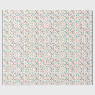 Papel De Presente Padrão de Gatos Fofos & Cupcakes - Arte de Gatinho