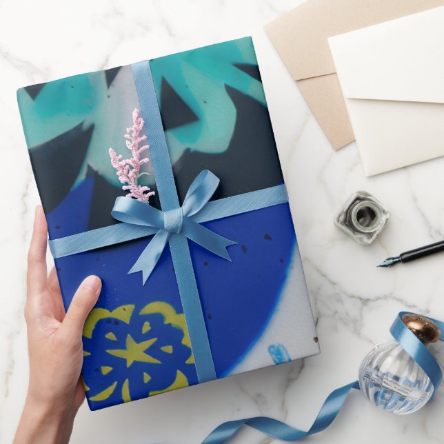 Papel De Presente Padrão de grafite (Presentear)