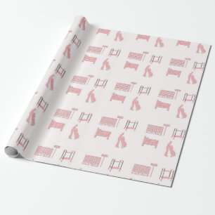 Papel De Presente Padrão de hotel rosa