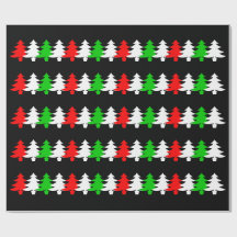 Padrão de ícones de árvore de Natal Vermelho, Bran