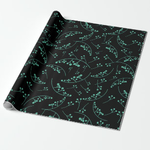 Papel De Presente Padrão de ilustração do brinco moderno com as b