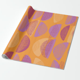Papel De Presente padrão de ilustração do estilo moderno do meio