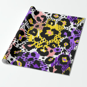Papel De Presente Padrão de impressão animal