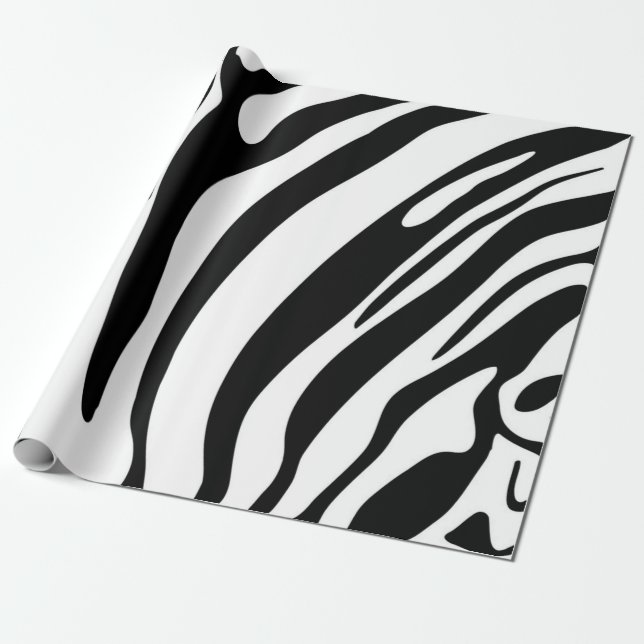 Papel De Presente Padrão de impressão animal (Desenrolado)