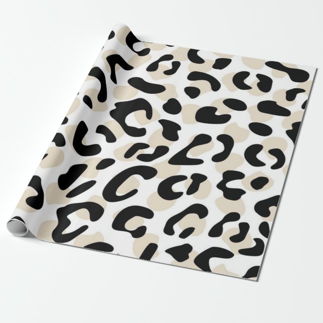 Papel De Presente Padrão de impressão animal (Desenrolado)