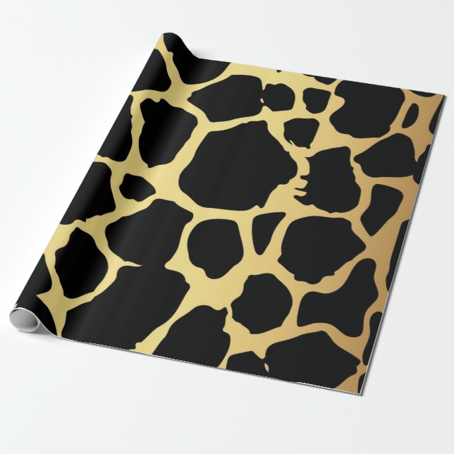 Papel De Presente Padrão de impressão animal (Desenrolado)