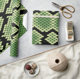 Papel De Presente Padrão de impressão animal Cobra da fauna selvagem