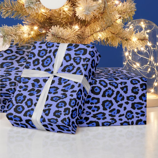 Papel De Presente padrão de impressão animal na moda-leopardo divert (Feriados)