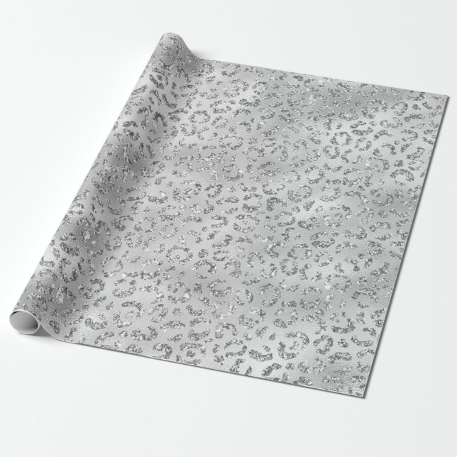 Papel De Presente Padrão de Impressão da Pele do Leopard da Chita de (Desenrolado)