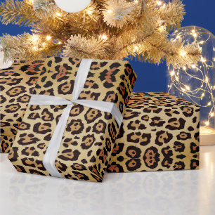 Papel De Presente Padrão de impressão de animal estiloso e moderno d