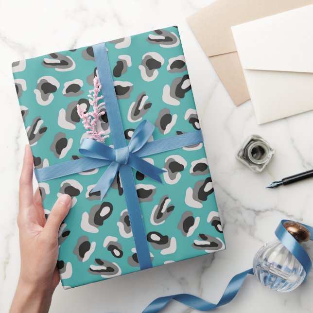 Papel De Presente Padrão de impressão de animal leopardo (Presentear)