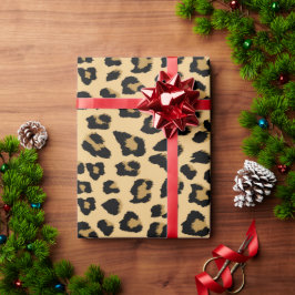 Papel De Presente Padrão de impressão do Leopard