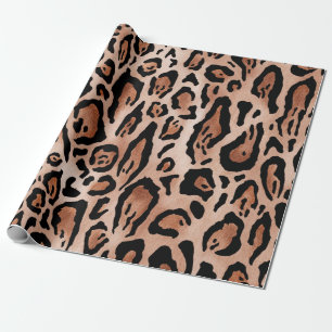 Papel De Presente Padrão de impressão leopardo