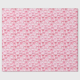 Papel De Presente padrão de laço rosa encantador