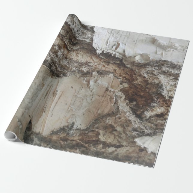 Papel De Presente Padrão de latido de aves (Desenrolado)