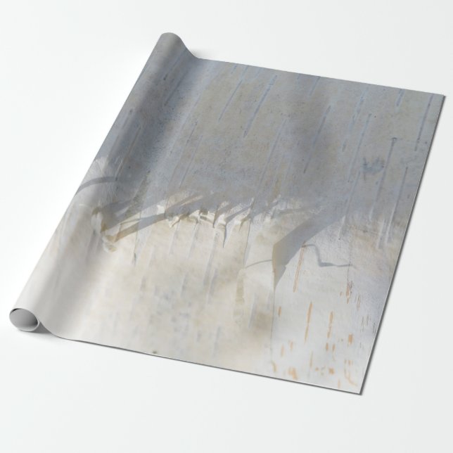 Papel De Presente Padrão de latido de aves (Desenrolado)