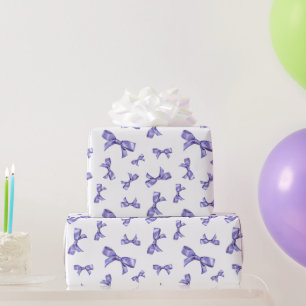 Papel De Presente Padrão de Lavanda Francesa