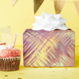 Papel De Presente Padrão de Líquido Vermelho Ruby