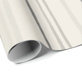 Papel De Presente Padrão de Listra Relaxada Neutra Pintada