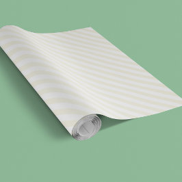 Papel De Presente Padrão de Listra Simples Dourado Caprichoso