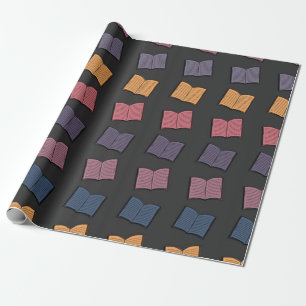 Papel De Presente Padrão de livro