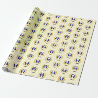 Papel De Presente Padrão de logotipo de empresa abstrato de fundo en