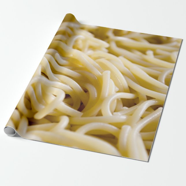 Papel De Presente padrão de macarrão (Desenrolado)