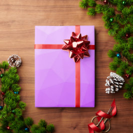 Papel De Presente Padrão de malha geométrica gradiente de lavanda ro