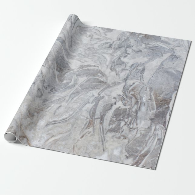 Papel De Presente Padrão de mármore (Desenrolado)